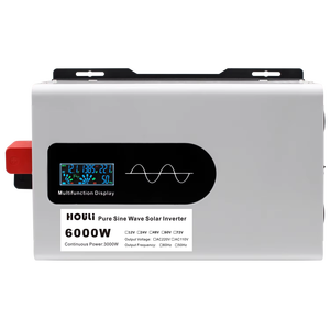 Inversor de Corriente de Onda Sinusoidal Pura HOULI 12V 230V para Auto, Inversor Solar de 6000W 5000W 4000W, Inversor 24V 48V 120V - Product Image 3