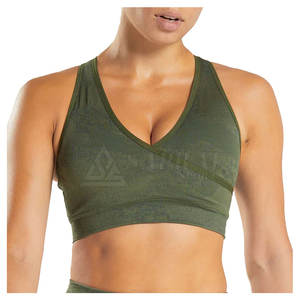 Soutien-gorge de sport pour entraînement et gymnastique de haute qualité personnalisé de grande taille à maintien élevé sur le devant, extensible dans les quatre sens, nouveauté au meilleur prix, vente en gros - Product Image 1