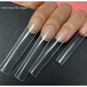Punte per Unghie Quadrate 3XL Copertura Completa Accessori per Unghie di Qualità Premium - Product Image 1