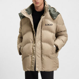 High Quality Men <b>Puffer</b> <b>Jacket</b> With Adjustable Hood For Wholesale Bulk Buyers / Casual Wear Design With Side Pockets <b>Cheap</b> Rate - Product Image 1