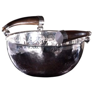 Bol rond en corne de buffle de qualité supérieure, fait main, design admirable, pour servir les aliments sur la table de cuisine, au prix le plus bas - Product Image 3
