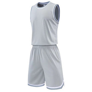 Ensemble d'uniformes sportifs de basketball d'été personnalisés de haute qualité Uniforme de basketball confortable imprimé par sublimation pour garçons - Product Image 1