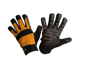 Gants de travail en cuir synthétique personnalisés pour hommes Gants de sécurité mécanique pour l'assemblage et la protection automobile - Product Image 1