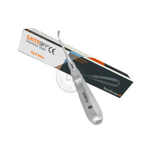 POLODENT FLOHR ELEVATOR Fig 10 (GAUCHE-DROITE) APEXO ELEVATOR acier inoxydable allemand de qualité chirurgicale - Product Image 3