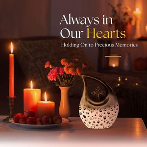 Grossiste Urnes personnalisées pour adulte maman et papa Grandes urnes pour cendres humaines Urnes imprimées de taille personnalisée - Product Image 4