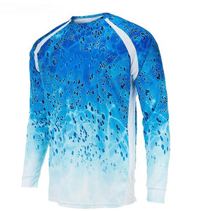 Vente en gros de chemises de pêche en sublimation à manches longues pour hommes maillot de pêche en sublimation chemise de pêche à manches longues respirante de protection - Product Image 1