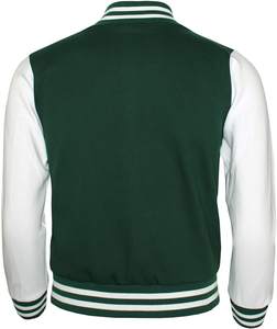 Veste d'université de baseball unisexe pour hommes avec logo personnalisé tissu de laine de haute qualité respirant élégant nouveau Design hiver vente en gros - Product Image 2