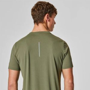 เสื้อยืด Lyocell คุณภาพสูงของผู้ชาย-นุ่มระบายอากาศได้ดีเหมาะสำหรับชุดลำลองออกกำลังกายกิจกรรมกลางแจ้ง - Product Image 4
