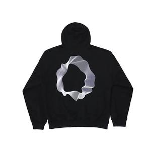 Sweat à capuche 100% coton éponge française personnalisé pull lourd veste Streetwear surdimensionnée finition délavé à l'acide brodé délavé au soleil - Product Image 5