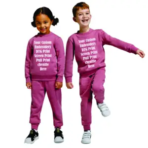 Trend çocuklar giyim setleri çocuk Sweatsuits iki parçalı yürüyor Boys eşofman Set eşofman çocuklar Hoodie Jogger setleri Ki