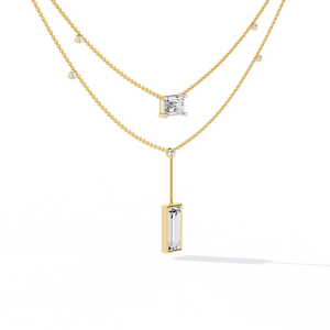 Beautiful 18k Gold Lab Grown Diamond Necklace for Ladies - Product Image 6