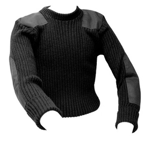 Duty Men Training Étudiants Chandails tactiques O-Neck Poitrine Poche Bouton Décoration Respirant Anti-Rétrécir 100% Laine Utilisation hivernale - Product Image 1