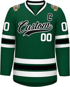 Camisetas de hockey sobre hielo sublimadas | Número de nombre personalizado | Fabricante de fábrica OEM | Tela de alta calidad para mayor comodidad - Product Image 4