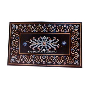 โต๊ะทำงานทรงสี่เหลี่ยมผืนผ้าลายหินอ่อนสีดำคุณภาพงานตกแต่งชั้นเยี่ยม ผสมผสานสีสันอย่างลงตัว เหมาะสำหรับใช้ในโรงแรมและที่บ้าน - Product Image 1