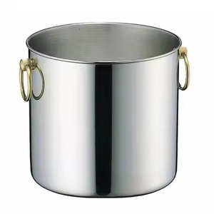 โต๊ะโลหะทำมือพร้อมที่จับที่เก็บเบียร์น้ำแข็งใหม่ล่าสุดได้รับการขัดเกลาสำหรับตกแต่งบาร์บ้านโรงแรมและงานแต่งงาน - Product Image 1