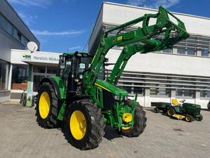 Nouveau design de tracteur agricole John Deere 4x4 avec chargeur frontal, machines agricoles 70HP 80HP 90HP 100HP 150HP, équipement de travail sur le terrain - Product Image 1