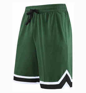 Pantalones cortos de gimnasia para hombre con cintura elástica y bolsillos de tela que absorbe la humedad adecuados para entrenamiento y fitness - Product Image 5