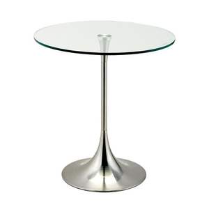 Mesa Auxiliar Moderna con Acabado de Peltre y Diseño Redondo Minimalista y Elegante para Espacios Interiores con Estilo - Product Image 2