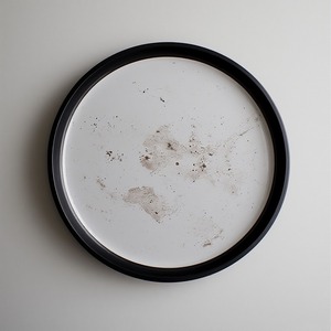 Placa de cargador de resina Golden Horizon gradiente ámbar-resina dorada diseño de borde pulido estilo Art Deco Banquete de lujo ligero - Product Image 6