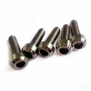 Boulon de modification pour moto et vélo en alliage de titane hexagonal TC4-GR5-M7 métrique 32 mm anodisé, couleur personnalisée - Product Image 1