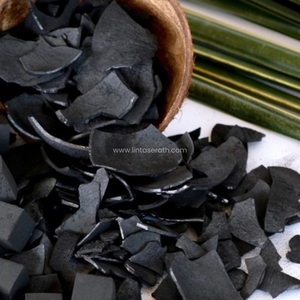 Charbon de coco Lintas Era (charbon noir) - Charbon actif pour usage industriel - Vente en gros Thaïlande - Haute qualité - 2,5 % de cendres - Product Image 2