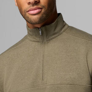 Sweat-shirts pour hommes à prix avantageux 2026, haute qualité, prix de gros, service OEM, manches longues avec logo personnalisé, fermeture éclair, décontracté - Product Image 2
