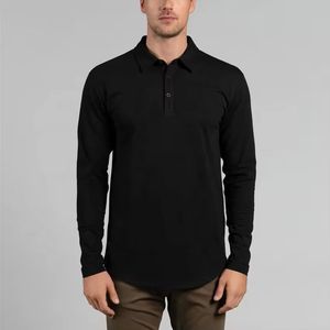 เสื้อโปโลแขนยาวสำหรับผู้ชายเสื้อกอล์ฟ - Product Image 2