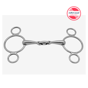 Anneau de cheval de haute qualité, porte-mors en fer doux à Double joint - Product Image 6