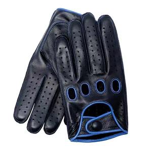 Gants de conduite professionnels de haute qualité Logo personnalisé imprimé fabriqué à partir de cuir fin avec prix de protection UV - Product Image 2