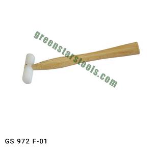 Martillo de Metal de cabeza redonda GS 972F-01 para herramientas y equipos de joyeros con molde de nailon - Product Image 1