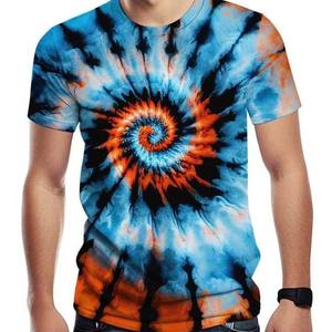 T-shirts imprimés à manches courtes pour hommes, en tissu tissé durable, 100% coton, de haute qualité, écologiques, coupe ample, vente en gros - Product Image 6