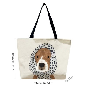 European <b>Vintage</b> Canvas Tote Bag Large Capacity Travel Organizer Factory Direct - Product Image 5