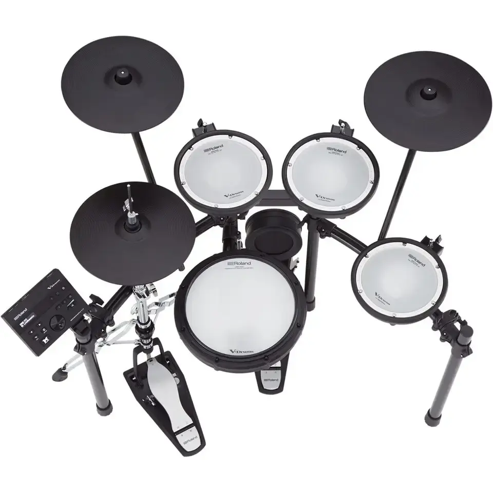 Assert New Roland V-Drums TD-07KVX 5-पीस इलेक्ट्रॉनिक ड्रम सेट 12" स्नेयर के साथ डिस्काउंट पर उपलब्ध बिल्कुल नया