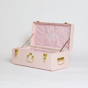Flip Top Metal Chest Floor Standing Decorative Organizer Bulk Clothing Container Bin Iron <b>Storage</b> Trunk <b>Box</b> - Product Image 3