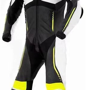 Combinaison de moto en cuir véritable pour hommes, professionnelle, coupe-vent, grande taille, anti-UV, imperméable, respirante, équipement de protection - Product Image 6