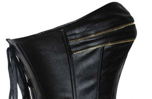 Corset en cuir pour femmes de qualité supérieure, fabriqué dans différentes tailles, corset en cuir fabriqué professionnellement, corps de femme - Product Image 5