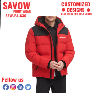 Chaqueta acolchada brillante para hombre, PU brillante o concha de polietileno metálico, relleno grueso y cálido, cuello acanalado, cuello levantado, bolsillos con cremallera - Product Image 4