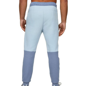 Veste de survêtement à capuche zippée bleue pour homme, élégante, légère, respirante, survêtement long, poches zippées des deux côtés - Product Image 5