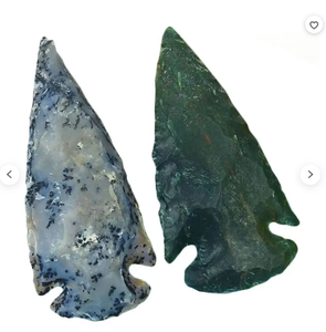 หัวลูกศรอาเกตธรรมชาติราคาโรงงานสำหรับอัญมณีและการรักษาจากอินเดีย - Product Image 3