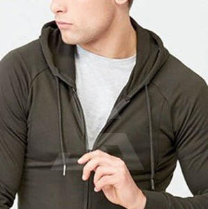 Sudadera con Capucha y Cremallera para Hombre, Estilo Urbano de Invierno, Mezcla de Algodón/Poliéster, Felpa, Tinte Liso, Personalizable, Alta Calidad, Ecológica - Product Image 5