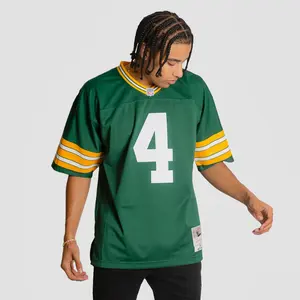 Ensemble de maillots de football américain pour jeunes imprimés sur mesure à la mode Maillots de football américain d'entraînement à séchage rapide