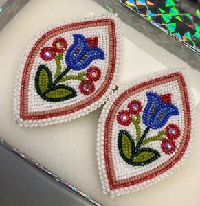 Boucles d'oreilles brodées élégantes pour femmes et filles, cadeaux d'anniversaire, boucles d'oreilles à prix avantageux, style luxueux pour femmes, produit en vente chaude - Product Image 3