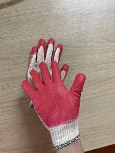 Gants enduits de caoutchouc vietnamien Gants de travail de sécurité antidérapants anti-coupure avec coton réutilisable semi-enduit de latex pour le jardinage - Product Image 6