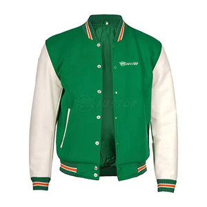 เสื้อแจ็คเก็ตเลตเตอร์แมนผ้าแคนวาสสำหรับฤดูหนาว คอตั้ง โลโก้ด้านหน้า กันน้ำ เป็นมิตรกับสิ่งแวดล้อม ระบายอากาศได้ดี คุณภาพเยี่ยม ไซส์ผู้ใหญ่สำหรับผู้ชาย - Product Image 4