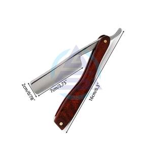 Couteau droit de barbier, kit de rasoir droit pour hommes avec Strop & Case Rasoir à bord droit prêt à raser, classique réutilisable - Product Image 1