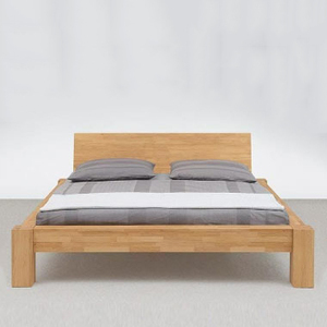 Hand-carved Extendable Modern mango Wood Platform Durable Double <b>Bed</b> with <b>Size</b> Rng 1m2 1m4 1m6 1m8 X Di 2m - Product Image 1