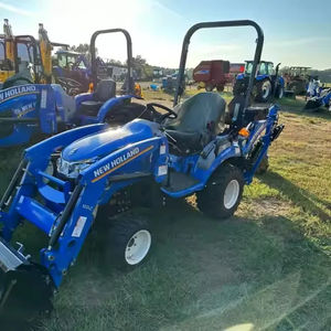 Tracteur miniature New-Holland 25S en parfait état, moteur 37 CV, chargeur avant et arrière, occasion, pour l'agriculture, composant principal : roulement - Product Image 6