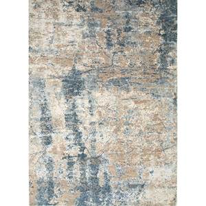 พรมขนสัตว์ผสมไหมไผ่ถักมือสีน้ำตาลเบจ ลาย Chaos Theory สำหรับวัยรุ่น ลายแบบนามธรรม เหมาะสำหรับห้องนั่งเล่นและทางเดิน รุ่น Esk-407 - Product Image 1