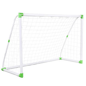 Portería de Fútbol de 6' x 4' con Red, Hebillas y Clavos para el Suelo, para Entrenamiento Deportivo - Product Image 1
