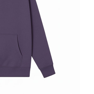 Sweat-shirt quart de fermeture éclair brodé personnalisé pull-over en polaire unisexe avec poche en vrac OEM ODM taille et couleur personnalisation disponible - Product Image 4